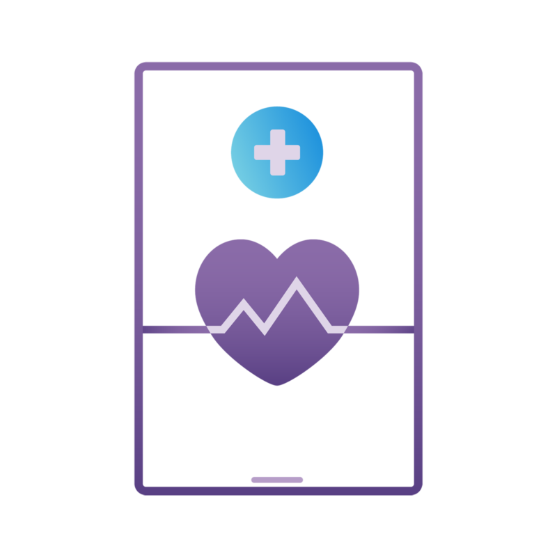 health care phone illustration